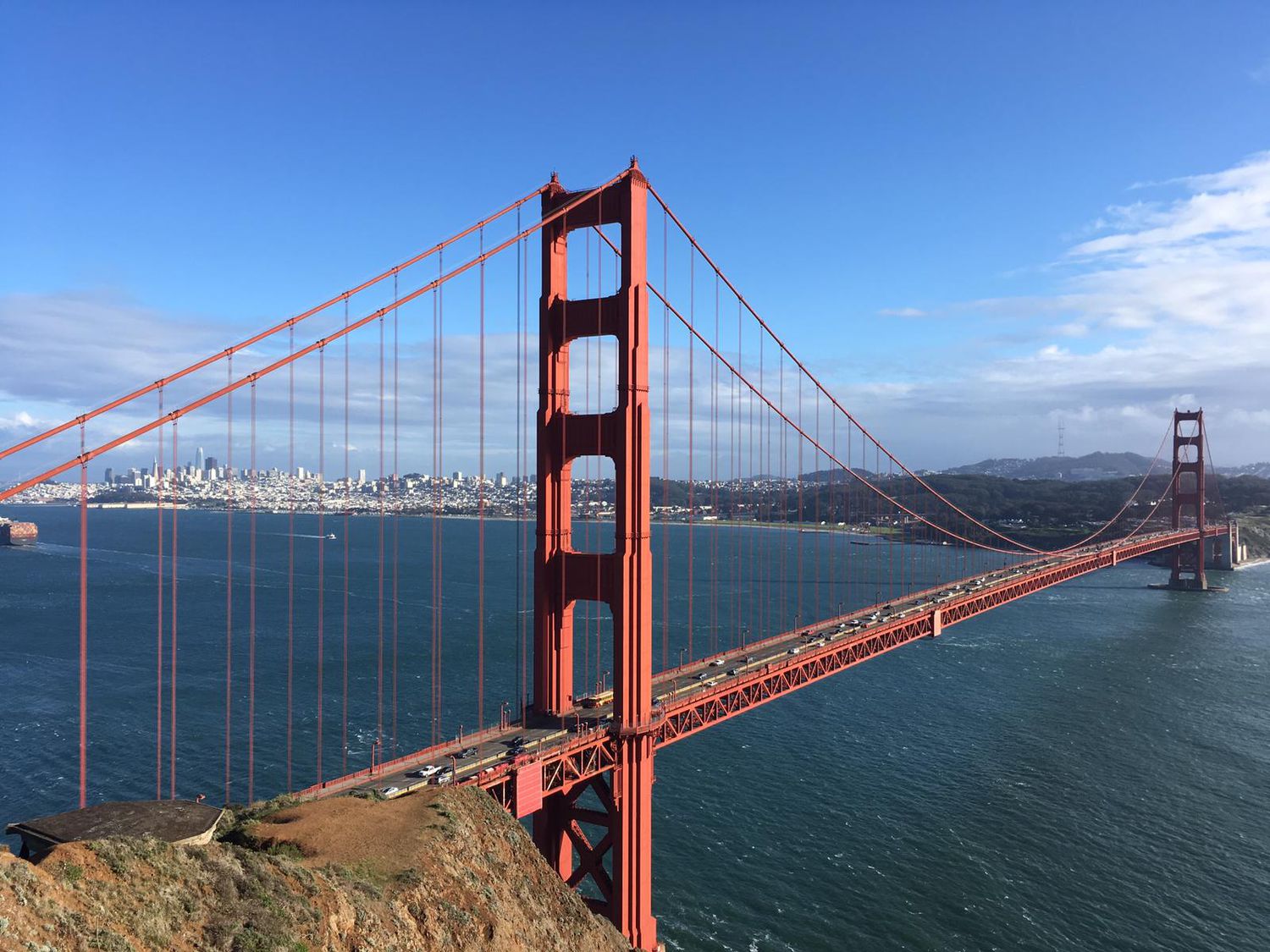 Golden Gate Bridge in San Fransisco